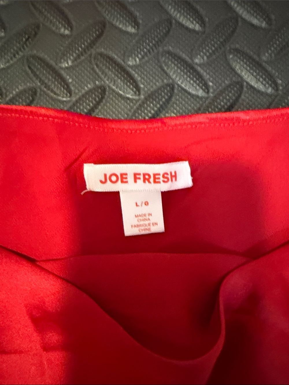 Joe Fresh Vibrant Red Satin Tank Dress - Picture 2 of 2